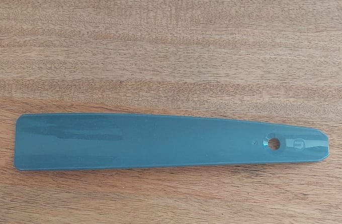 Schoenlepel kunststof Superstar 25cm 506 grijs
