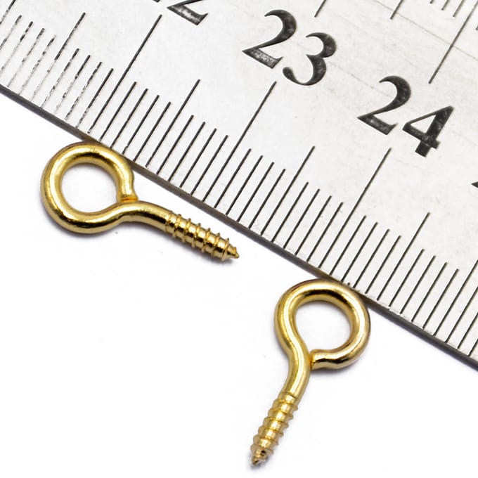 50 stuks schroefogen pin sieraden maken bevindingen licht goud beige