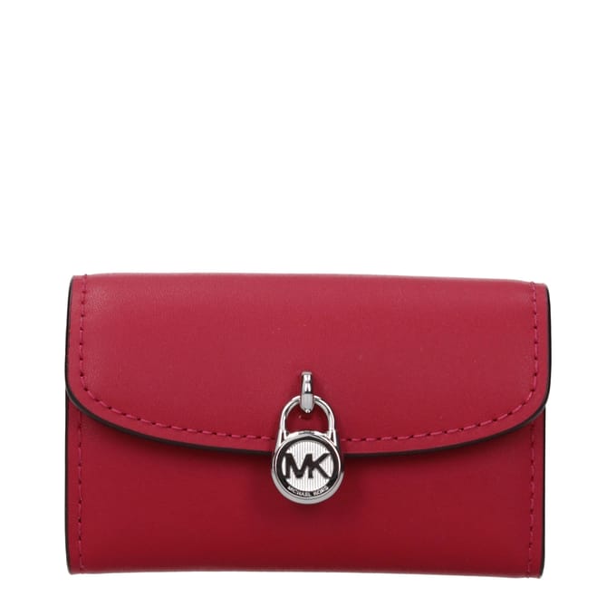 Michael Kors Rode Leren Portemonnee