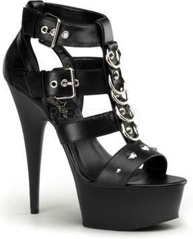 Delight-658 black matt - (EU 39 = US 9) - Pleaser