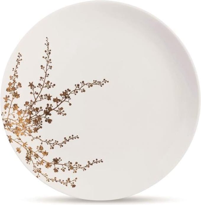 Wedgwood - Vera Wang Jardin Dinerbord - 28cm - Wit & Goud
