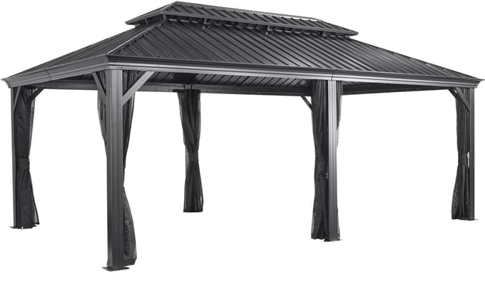 Sojag Paviljoen Pergola Messina 363x598x307 cm - Antraciet