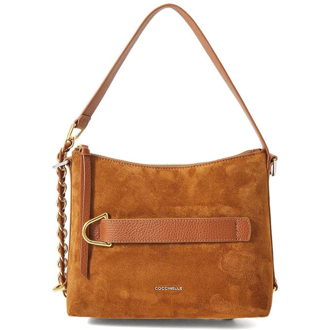 Coccinelle Gretel Suede Pu Handbag Suede Leather