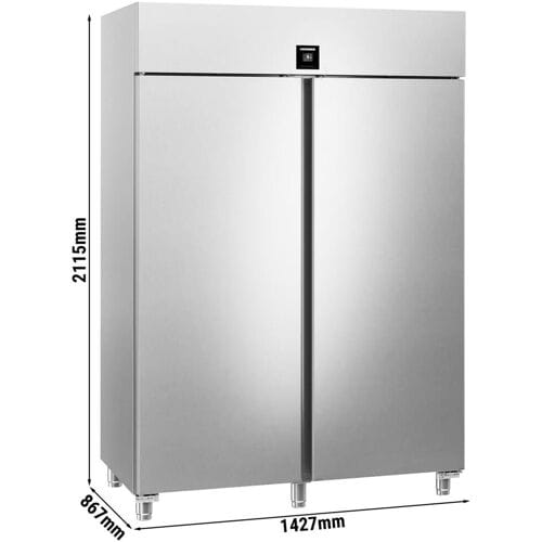 Liebherr Koelkast RVS PERFORMANCE - 1360 liter - GN 2/1 - RVS interieur - 2 deuren