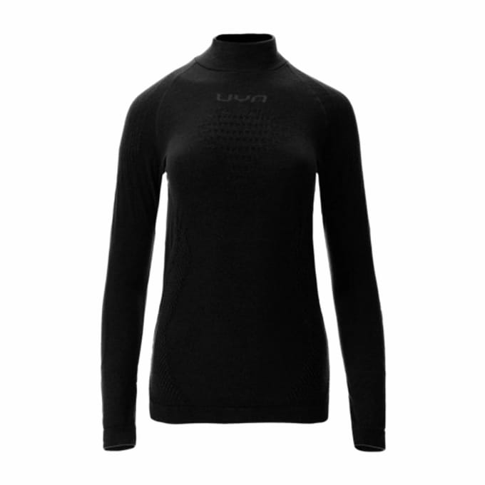 Ondershirt UYN Women Evolutyon Biotech Uw Shirt Long Sleeve Turtle Neck Black-S / M