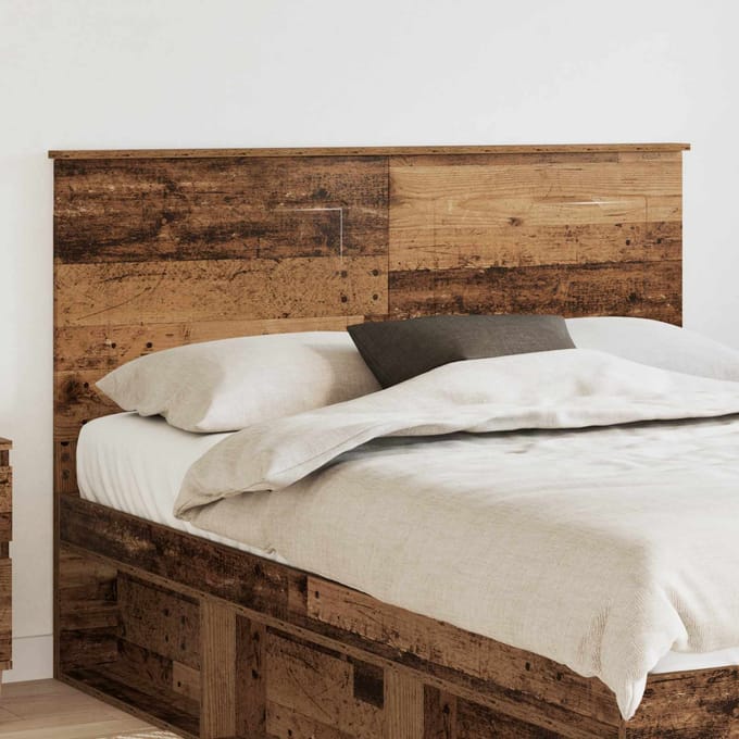vidaXL - Hoofdbord - Oudhout - 100 - cm - Geconstrueerd - hout