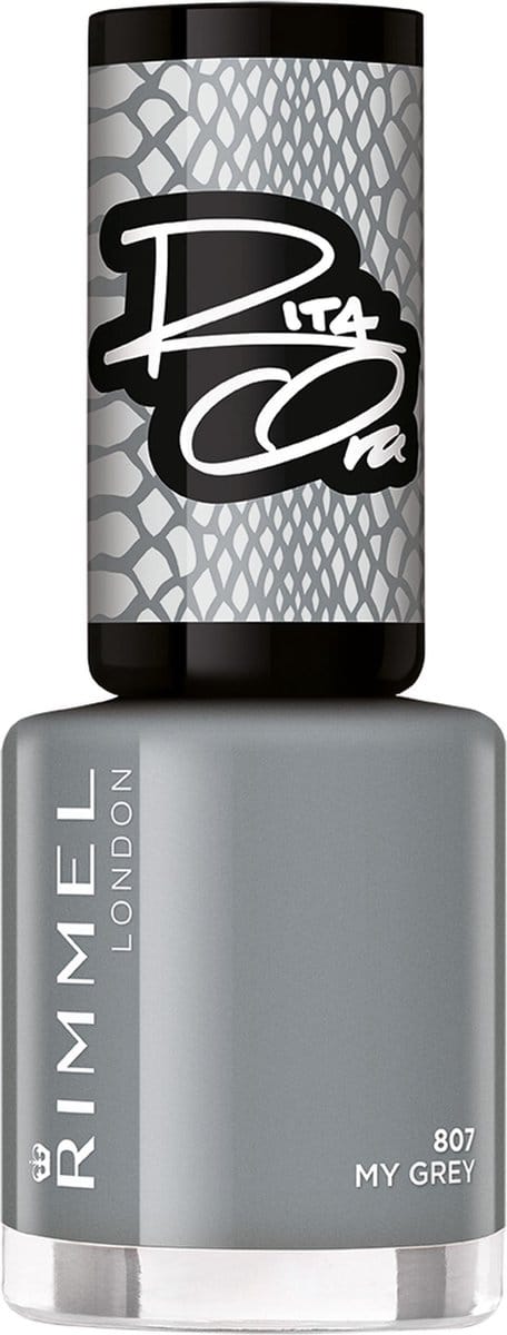 Rimmel London 60 seconds SuperShine Nagellak by Rita - 807 My Grey