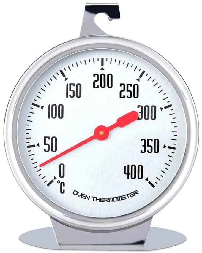 QIN® Thermometer Koken - Thermometer Bbq - Thermometer Vlees - Wit - 10cm x 8cm x 5cm