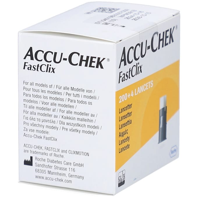 Accu Chek Mobile Fastclix Lancet 34x6 5208491001