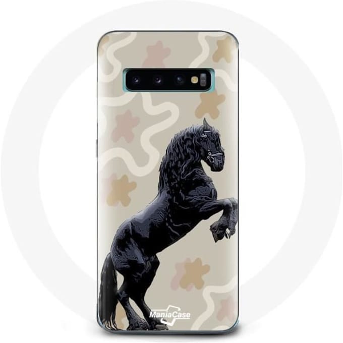 Coque pour Samsung Galaxy S10 Frison Cheval