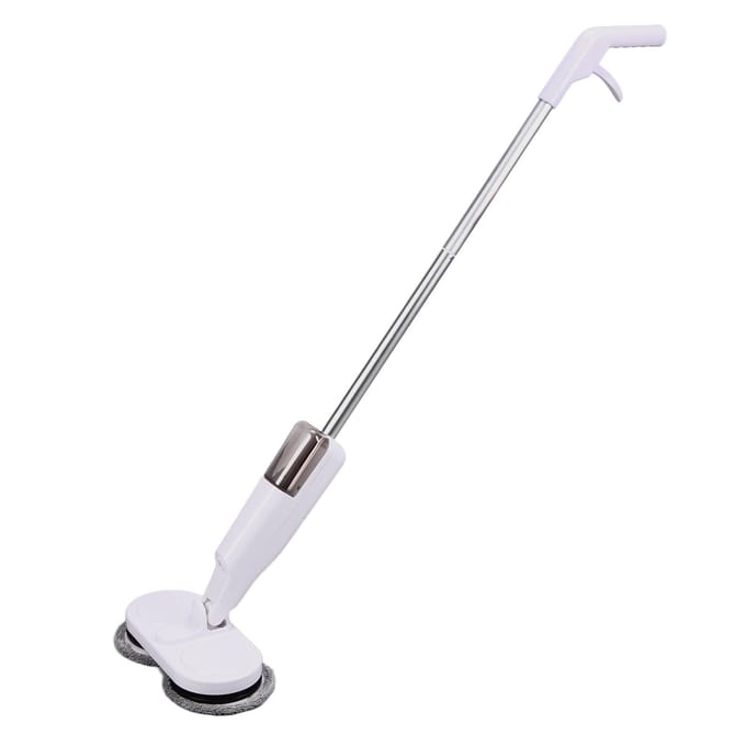 Elektrische Mop Nat Droog Multifunctioneel Draadloze Mop USB Opladen Elektrische Roterende Mop Vloerreiniger gray