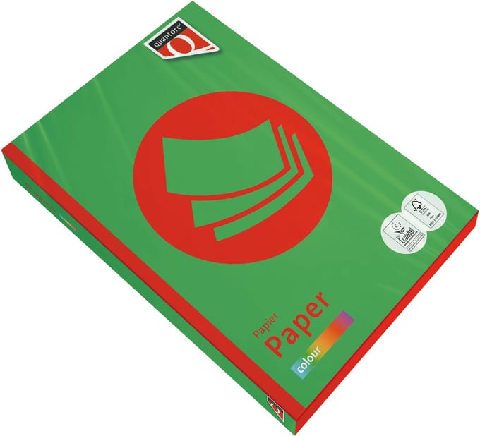 Kopieerpapier quantore colour a4 80gr grasgroen