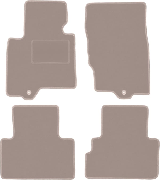 Beige velours vloermatten voor: Infiniti QX70 SUV (2008-2017)