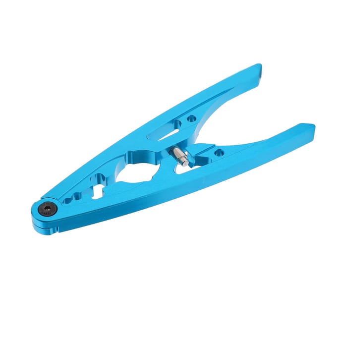 RC Schokbrekertang Aluminiumlegering Multifunctionele Schokbrekertang Klem Tang voor Tamiya Modelauto blue