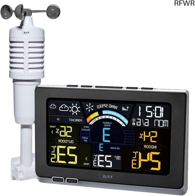 Weerstation Binnen en Buiten - Hygrometer Draadloos - Luchtvochtigheidsmeter - sensor set