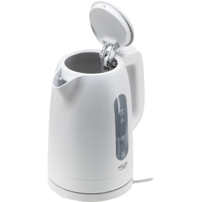 Waterkoker 1,7L 2200W Wit, met STRIX en limoenfilter, draaibare basis, automatische uitschakeling