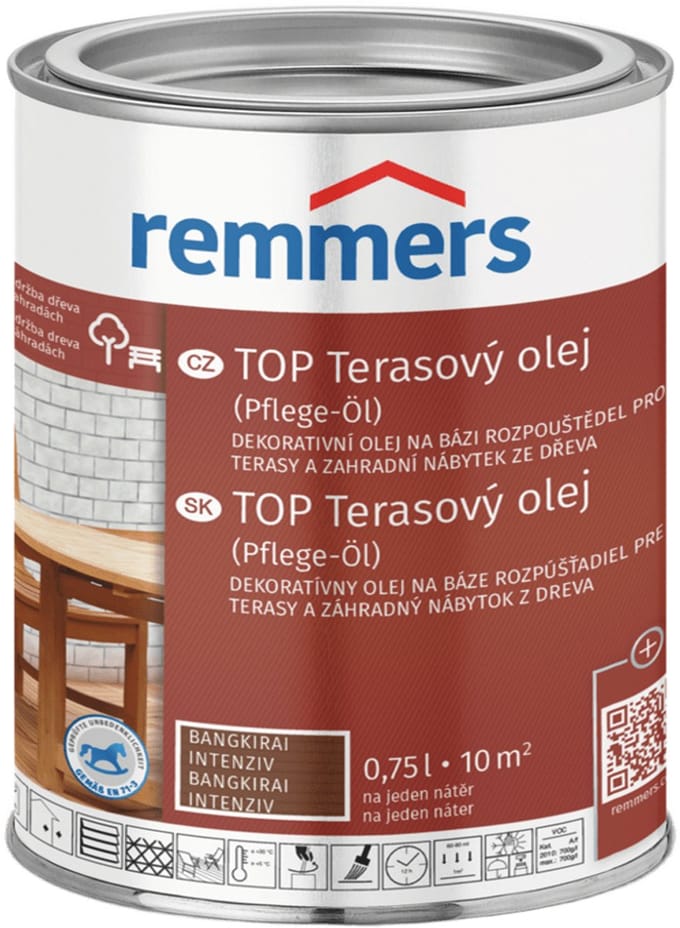 Remmers - TOP terrasolie 5 l, Notenhout