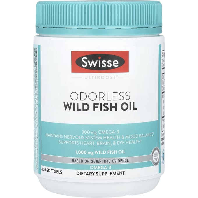 Ultiboost® Ongezoete Wilde Visolie, 1.000 mg, 400 Softgels