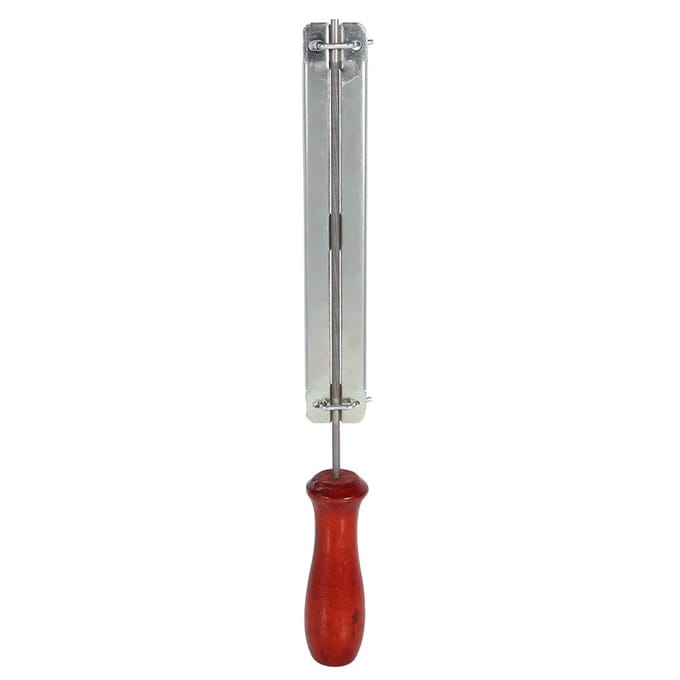 1x Lime pour chaîne de tronçonneuse et kits d'affûtage avec outil porte-bois (4,0 mm) white