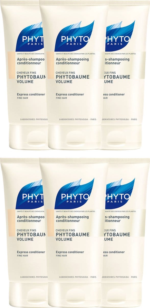 Phyto Paris Phytobaume Volumizing Express conditioner Fine Hair 50ml x 6