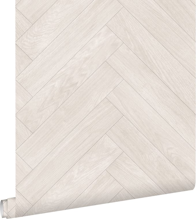 ESTAhome behang hout motief beige - 53 cm x 10.05 m - 139173
