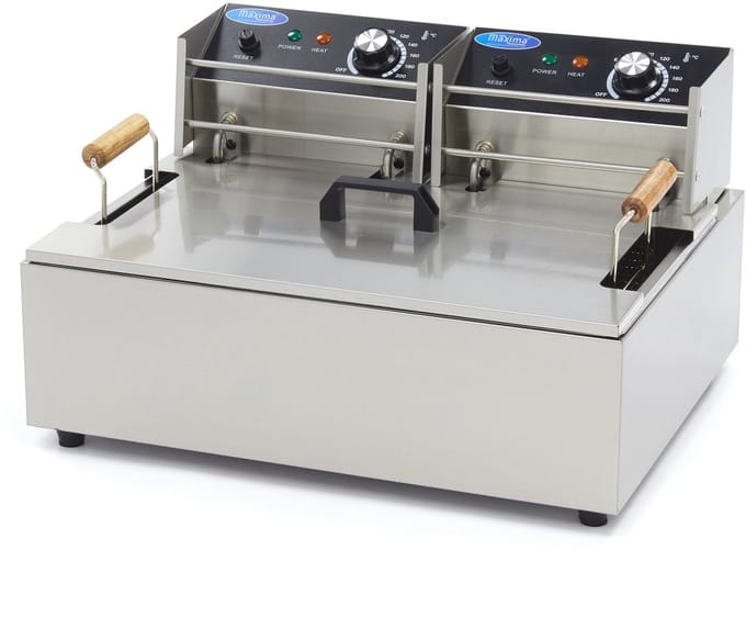 Frituurpan - 15 L - 1 Mand - tot 3 Kg Frites