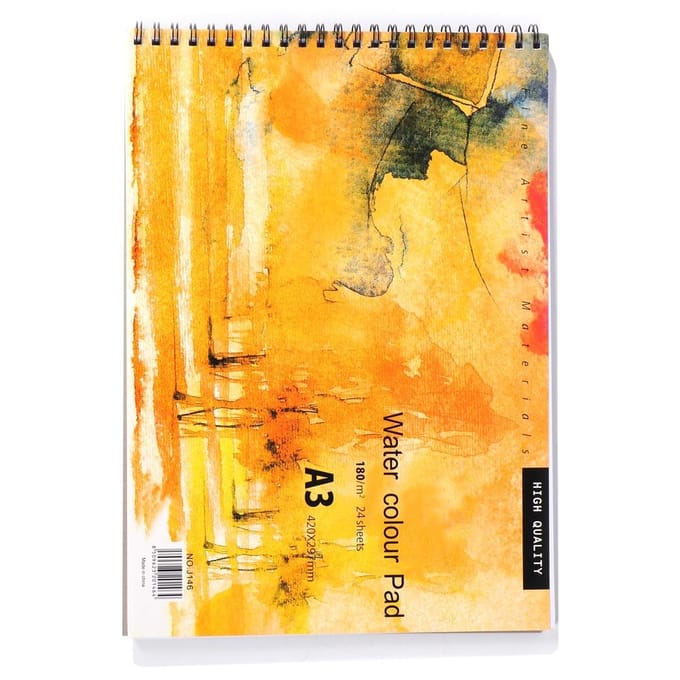 A3 Pastelpapierblok Aquarelpapier Schetsboek Notitieblok Dagboek Notitieboek voor Schilderen Tekenen beige