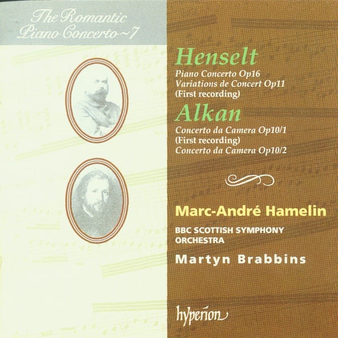 Marc-André Hamelin, BBC Scottish Symphony Orhestra - Alkan | Von Hensvelt: Romantic Piano Concerto Vol. 7 (CD)