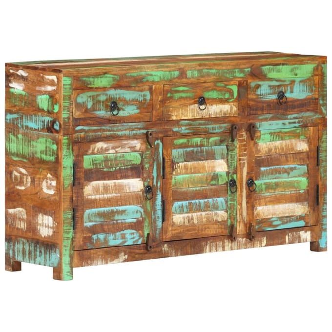 vidaXL - Dressoir - 110x30x65 - cm - massief - gerecycled - hout
