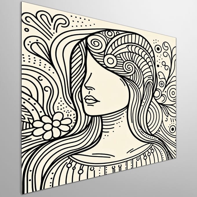 Kunstprint | Wanddecoratie | Dibond | 100 × 100 cm