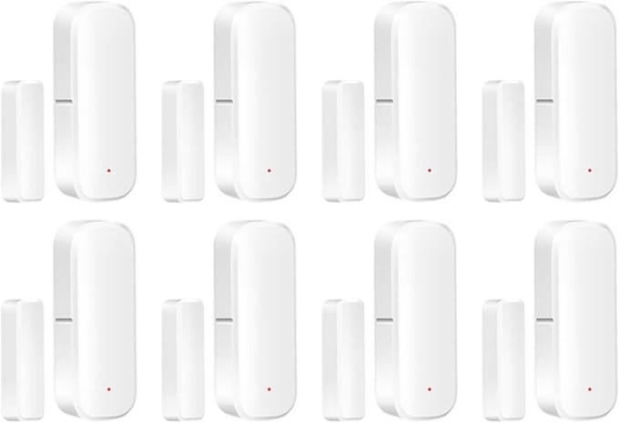 Deur Sensor - Alarm Detector - Huis Beveiliging - Realtime Meldingen - 8 Stuks - Wit