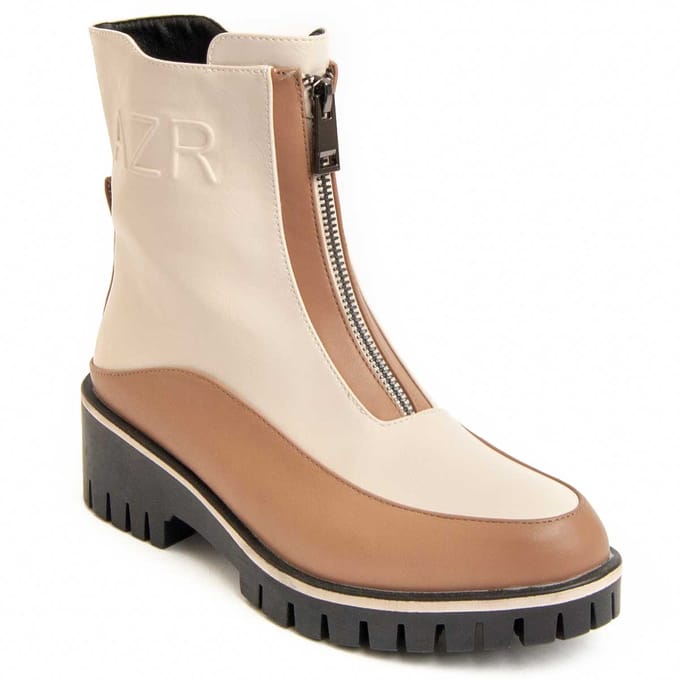 Botín Casual Para Mujer.  Montevita  Hela  96633 41 beige
