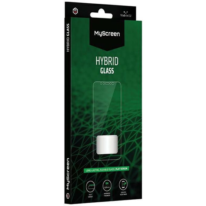 MyScreen Protector MS HybridGLASS - iPhone 13 Mini - Hybride Glasbescherming - Ultra Dun - Transparant