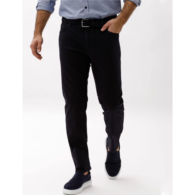 Brax Heren Broek  Style CADIZ, perma blauw, maat 44/32