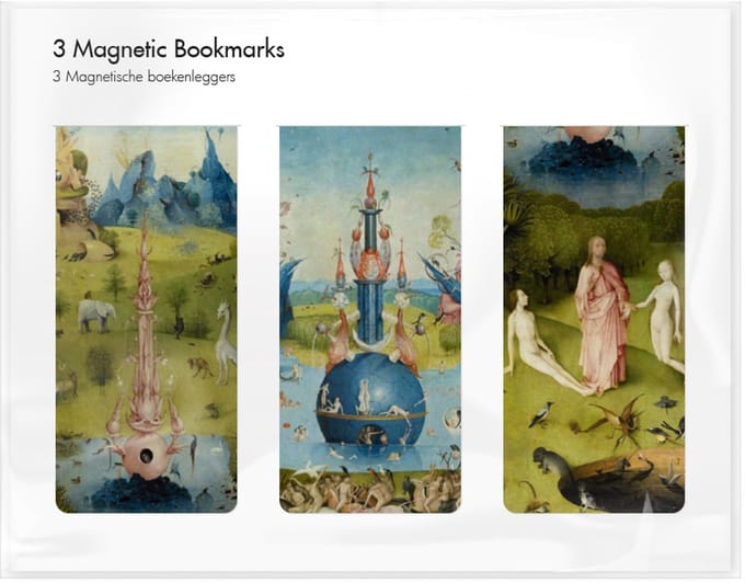 Boekenlegger Magnetisch Set van 3 – Jheronimus Bosch – Museum Editions