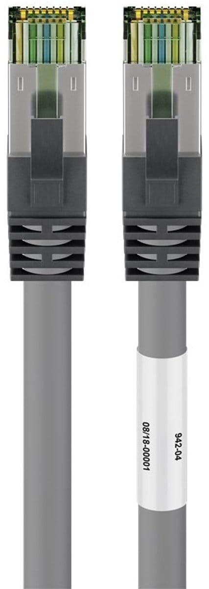 Premium S/FTP CAT8.1 40 Gigabit netwerkkabel / grijs - LSZH - 3 meter