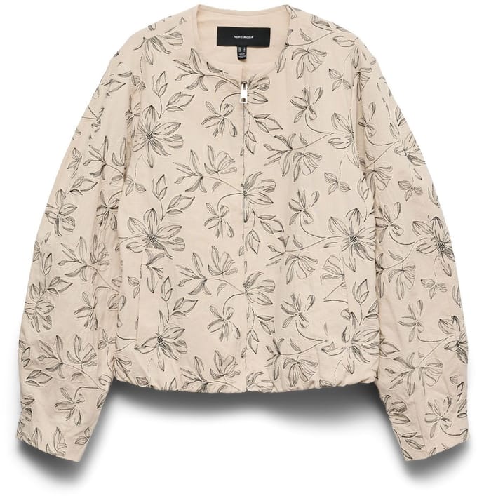 Vero Moda Jas Vmbetty Short Jacket 10347272 Cement Dames Maat - S