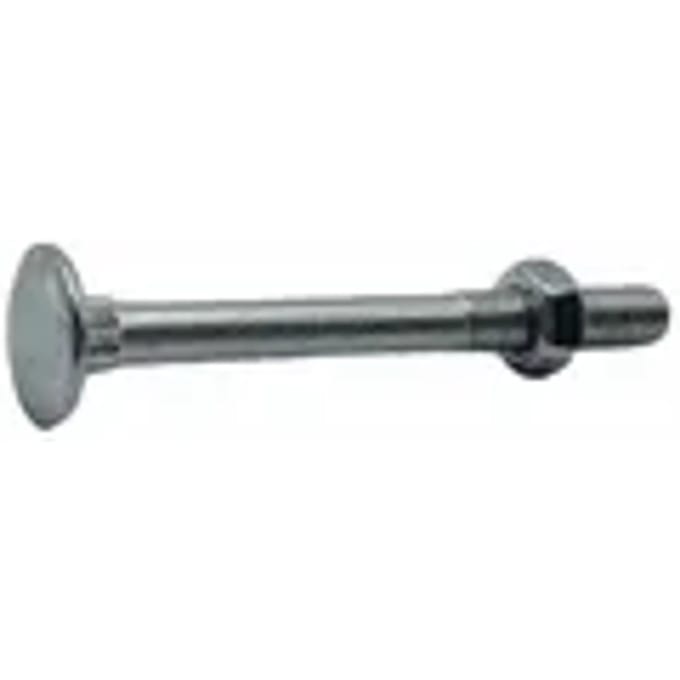 Sencys Slotbout Met Moer M5x50mm Per 5 Gegalvaniseerd
