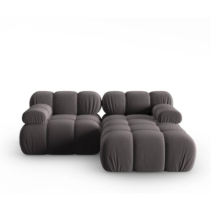 Modulaire-3-zitshoekbank Tropea rechts velvet | Milo Casa