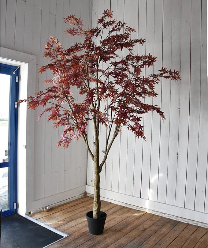 Acer kunstboom 280cm - burgundy