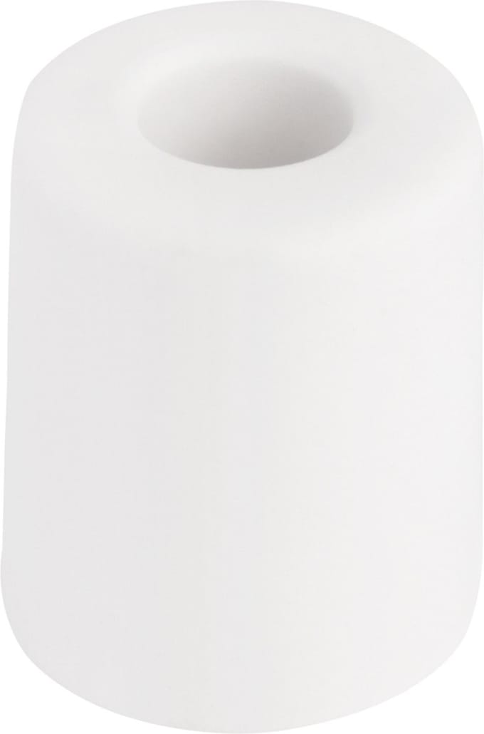 Deltafix Deurbuffer - deurstopper - wit - rubber - 35 x 30 mm - schroefbevestiging