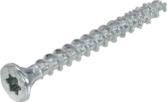 Dynaplus - Unischroeven - Torx 20 platkop - 4 x 40mm - Verzinkt - Voldraad (500 stuks)