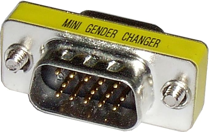 BeMatik - Mini VGA-adapter (HD15M-HD15H)