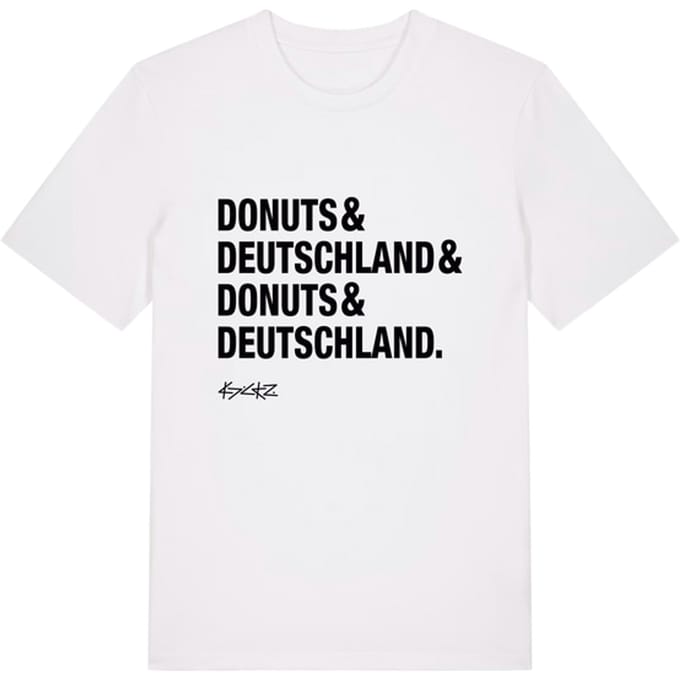 Kickz Duitsland Donuts & Deutschland T-shirt T-shirt Wit