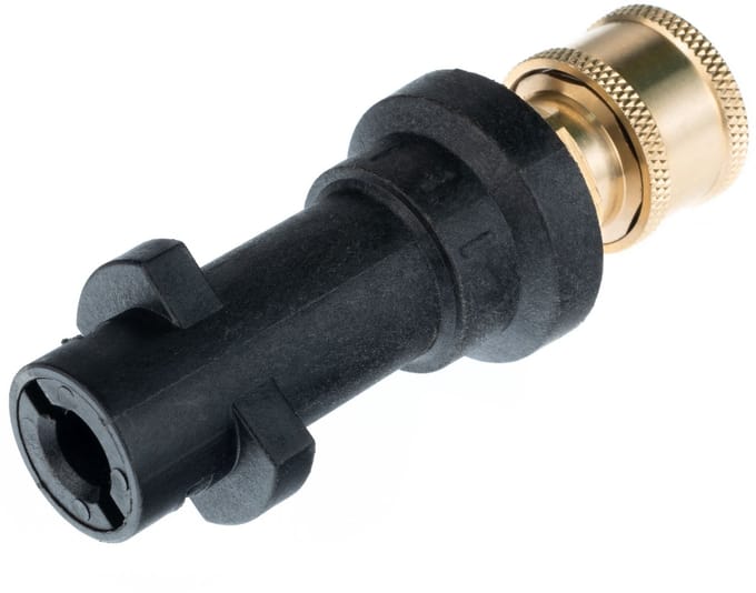 Rosfix Adapter Vervanging - Bayonet Aansluiting 1/4" - M22x1,5mm Messing 2000 PSI 60°C - Geschikt voor Kärcher