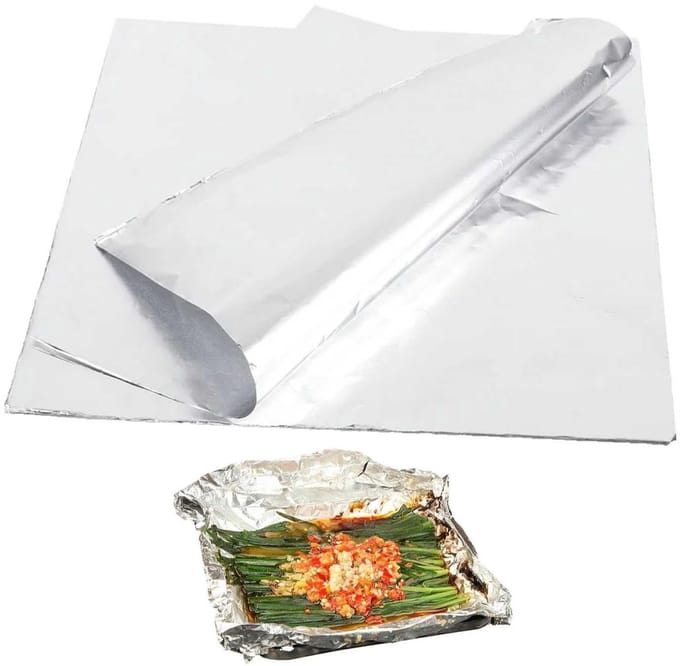 Dailygoods- Aluminiumfolie 30 cm breed - Verdikt 25 micron - 100 Stks