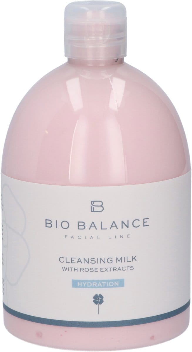 BIO BALANCE REINIGINGSMELK MET ROZENEXTRACT 500ML