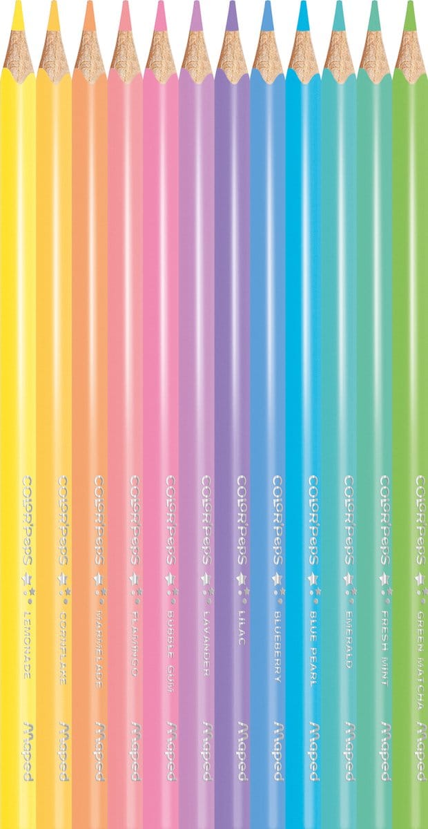 Maped Color'Peps Pastel kleurpotloden - doosje à 12 stuks