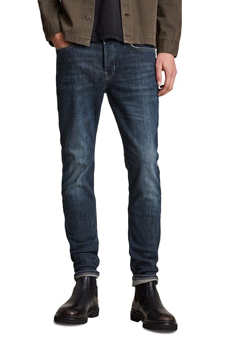AllSaints Rex Indigo Größe: W28 | Slim Jeans Outlet | Herren | Blau