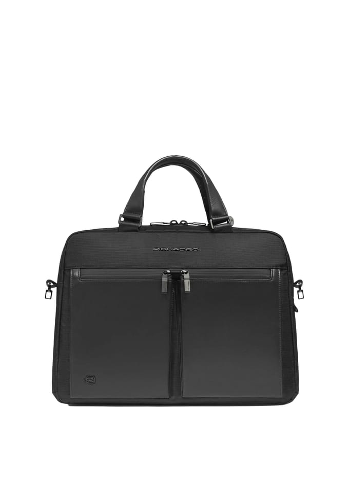 PC-map 14" Man Piquadro CA6623S136-N Zwart